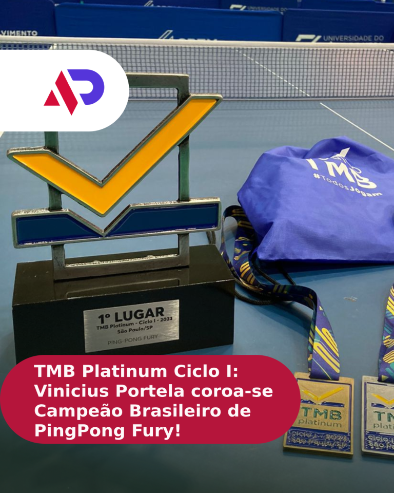 TMB Platinum Ciclo I: Vinicius Portela Coroa-se Campeão Absoluto de PingPong Fury!