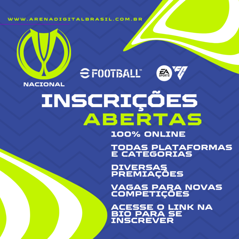Participe do Campeonato Nacional de Futebol Virtual 2024 e Domine os Campos Virtuais por uma Chance na Supercopa do Brasil!