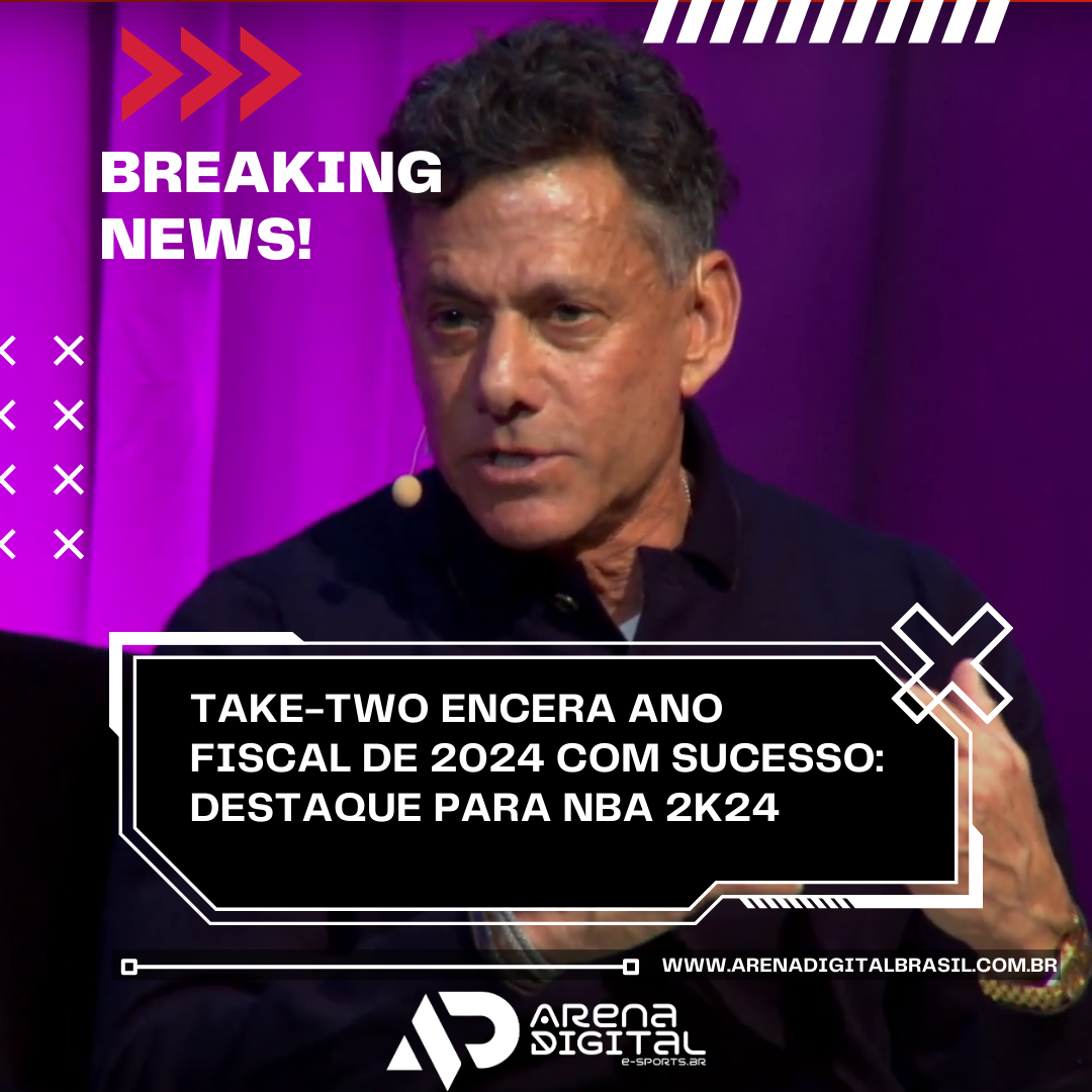 Take-Two Encera Ano Fiscal de 2024 com Sucesso Destaque para NBA 2K24