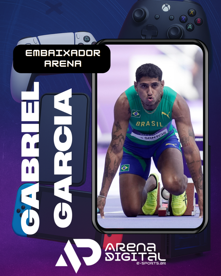 OLIMPÍADA, PARALÍMPIADA E AGORA GAMER! GABRIEL GARCIA É O NOVO EMBAIXADOR DA ARENA DIGITAL BRASIL!