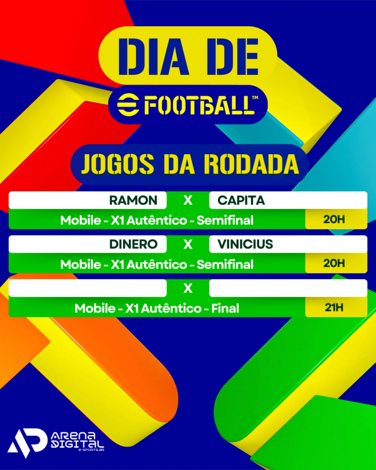 HOJE TEM EXPLOSÃO DE EMOÇÃO NO eFOOTBALL! CONFIRA OS DUELOS QUE VÃO SACUDIR O CENÁRIO MOBILE!