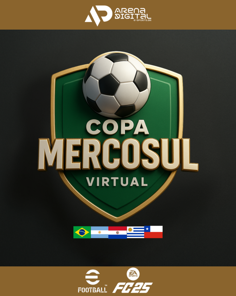 COPA MERCOSUL DIGITAL: O PRIMEIRO TORNEIO CONTINENTAL QUE VAI UNIR OS MELHORES JOGADORES DA AMÉRICA DO SUL!