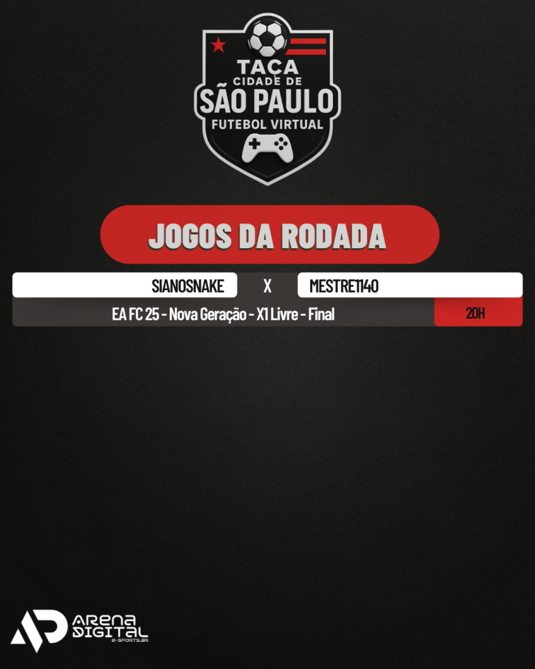 GRANDE FINAL DA TAÇA CIDADE DE SP: O DUELO QUE VAI DECIDIR O REI DO EA FC 25 NO BRASIL!