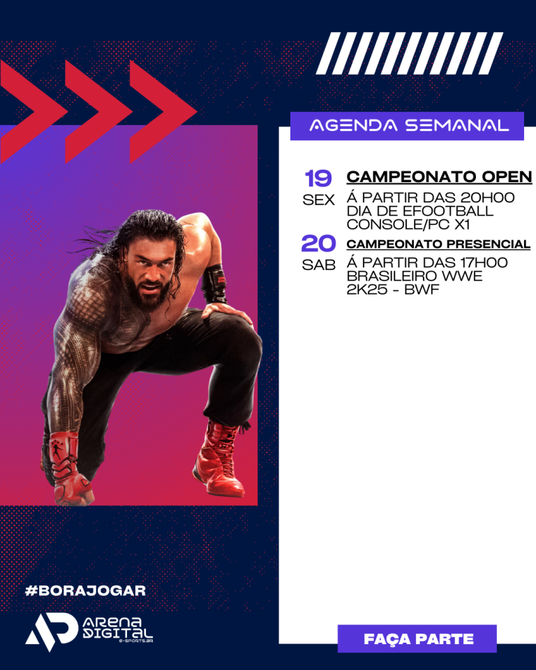 AGENDA EXPLOSIVA: ESTA SEMANA NA ARENA DIGITAL VAI SACUDIR O CENÁRIO GAMER BRASILEIRO!