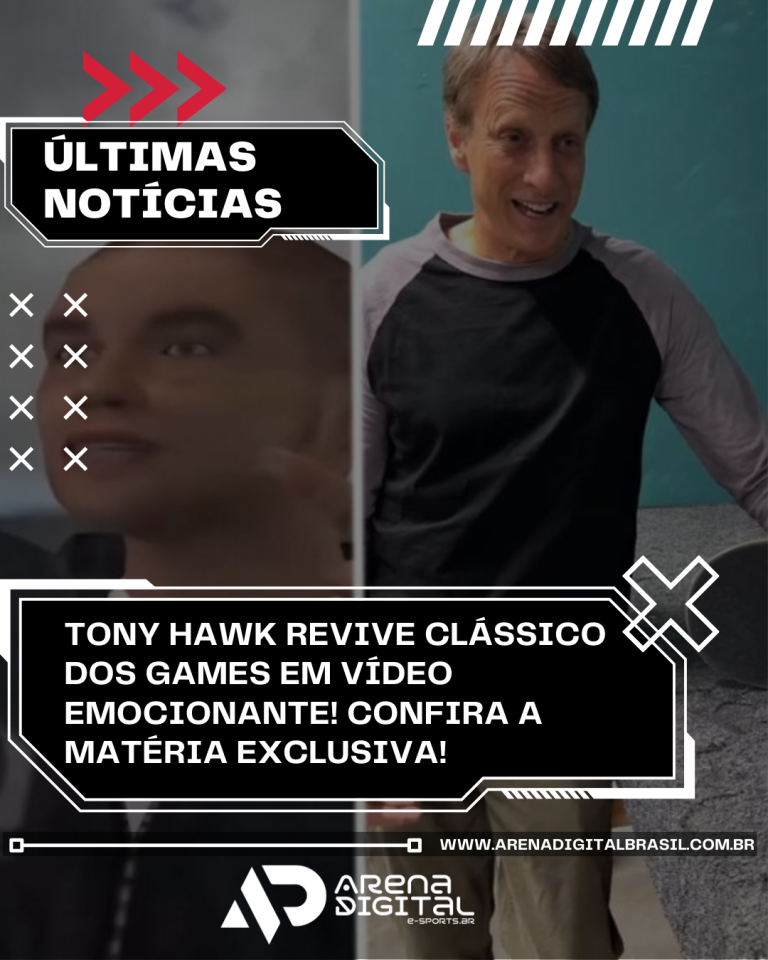TONY HAWK DERRAMA NOSTALGIA PURA E REVIVE ABERTURA CLÁSSICA DE THUG EM VÍDEO QUE VAI EXPLODIR SUA MEMÓRIA AFETIVA!