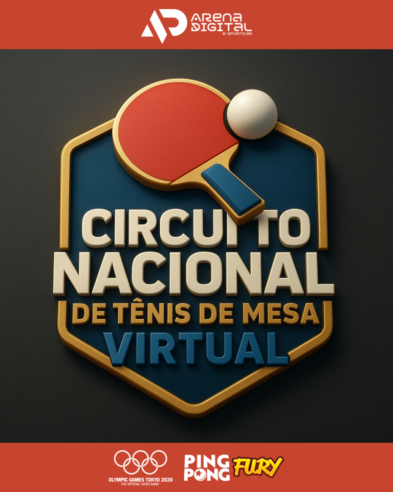 REVOLUÇÃO NAS MESAS: CIRCUITO NACIONAL DE TÊNIS DE MESA VIRTUAL VAI ELEGER OS VERDADEIROS MESTRES DOS CONTROLES!