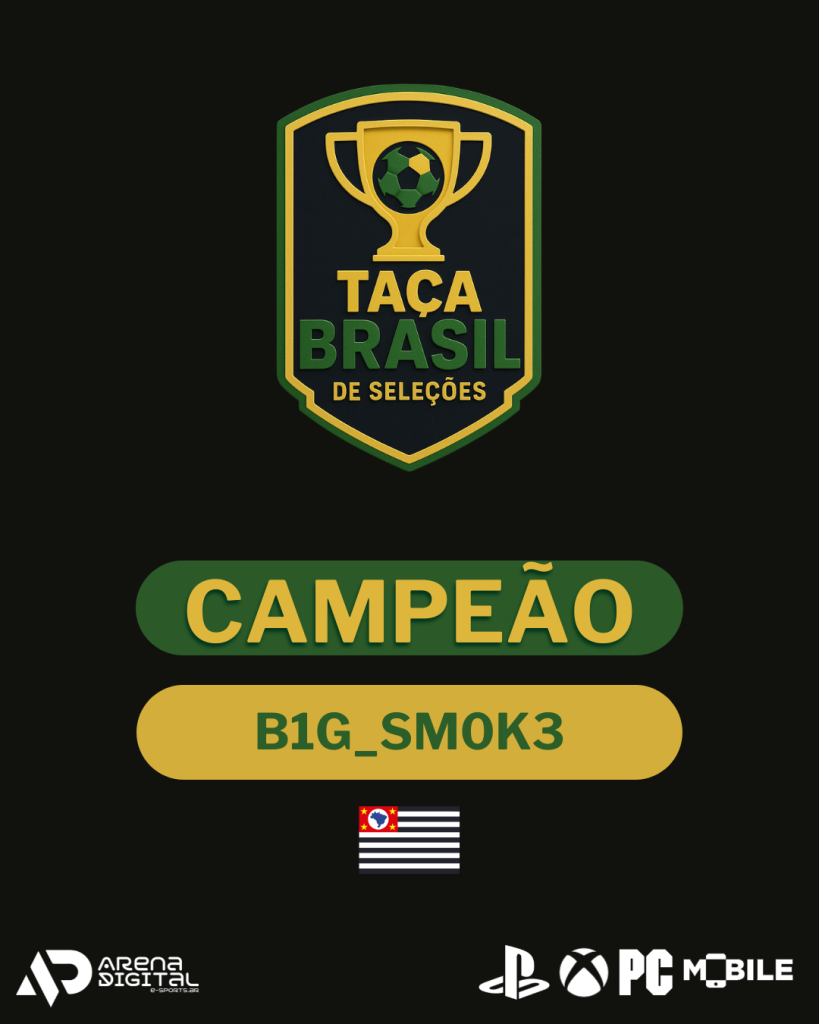 COROAÇÃO NACIONAL: @DUH_MARTINS É O NOVO REI DA TAÇA BRASIL DE SELEÇÕES NO EFOOTBALL X1 AUTÊNTICO!