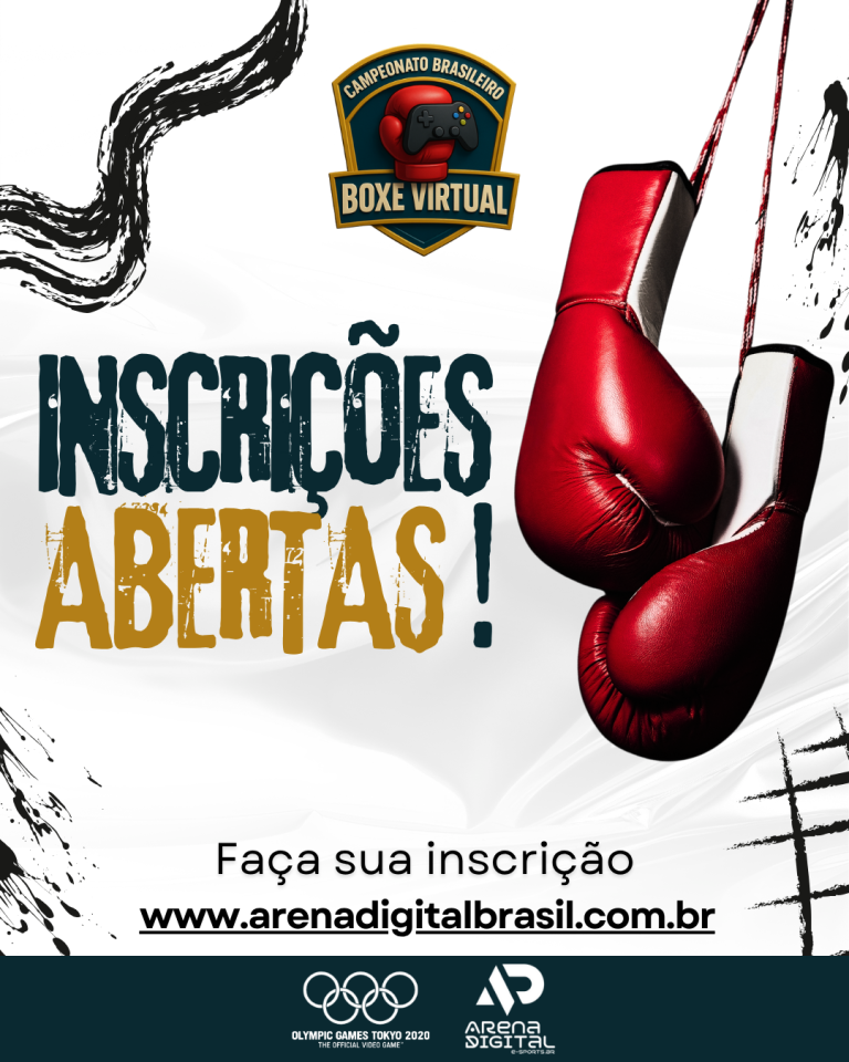 EXPLOSÃO NO RINGUE: INSCRIÇÕES ABERTAS PARA O CAMPEONATO BRASILEIRO DE BOXE VIRTUAL COM PREMIAÇÃO GARANTIDA!