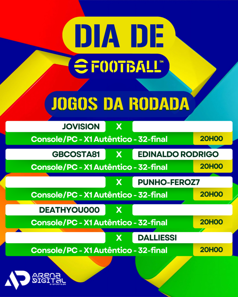 GUERRA NOS GRAMADOS: DIA DE EFOOTBALL PROMETE NOITE EXPLOSIVA COM OS MELHORES CRAQUES DO CENÁRIO NACIONAL!