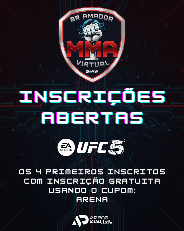 CORRIDA CONTRA O TEMPO: BR AMADOR MMA VIRTUAL OFERECE 1 MÊS GRÁTIS E APENAS 4 VAGAS PARA OS PRIMEIROS GUERREIROS!