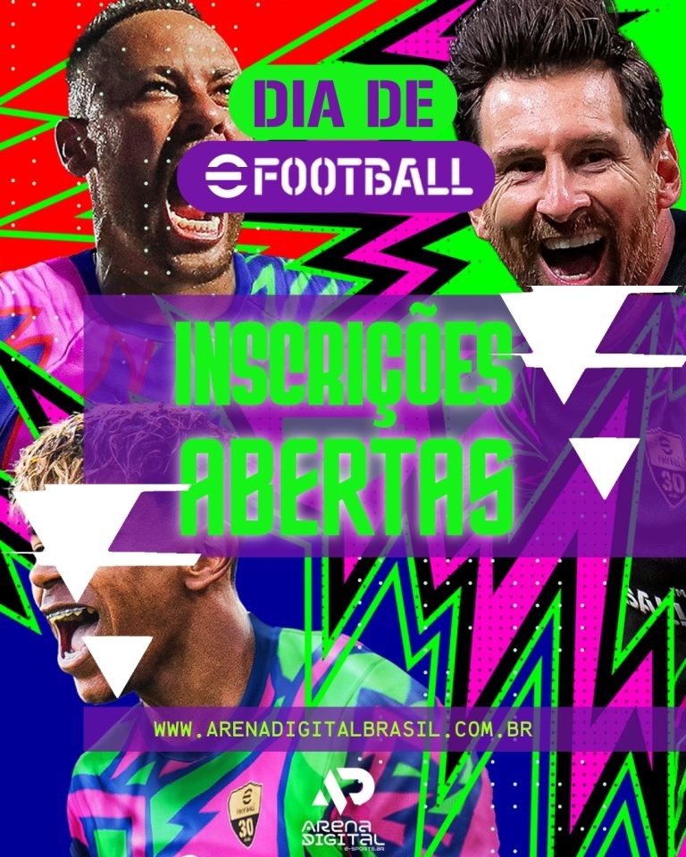 CORRIDA CONTRA O TEMPO: INSCRIÇÕES DO DIA DE EFOOTBALL ESTÃO ABERTAS COM PREMIAÇÕES GARANTIDAS E VAGAS LIMITADÍSSIMAS!