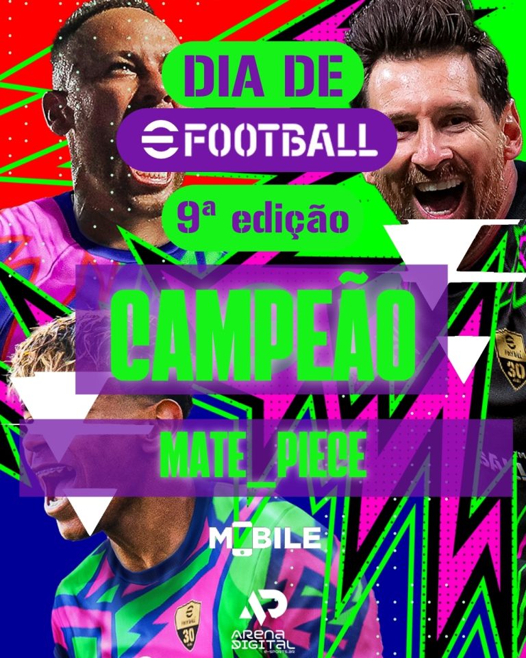 O REI DO TOQUE: @MATE_KKKJ É COROADO CAMPEÃO DA 9ª EDIÇÃO DO DIA DE EFOOTBALL MOBILE!