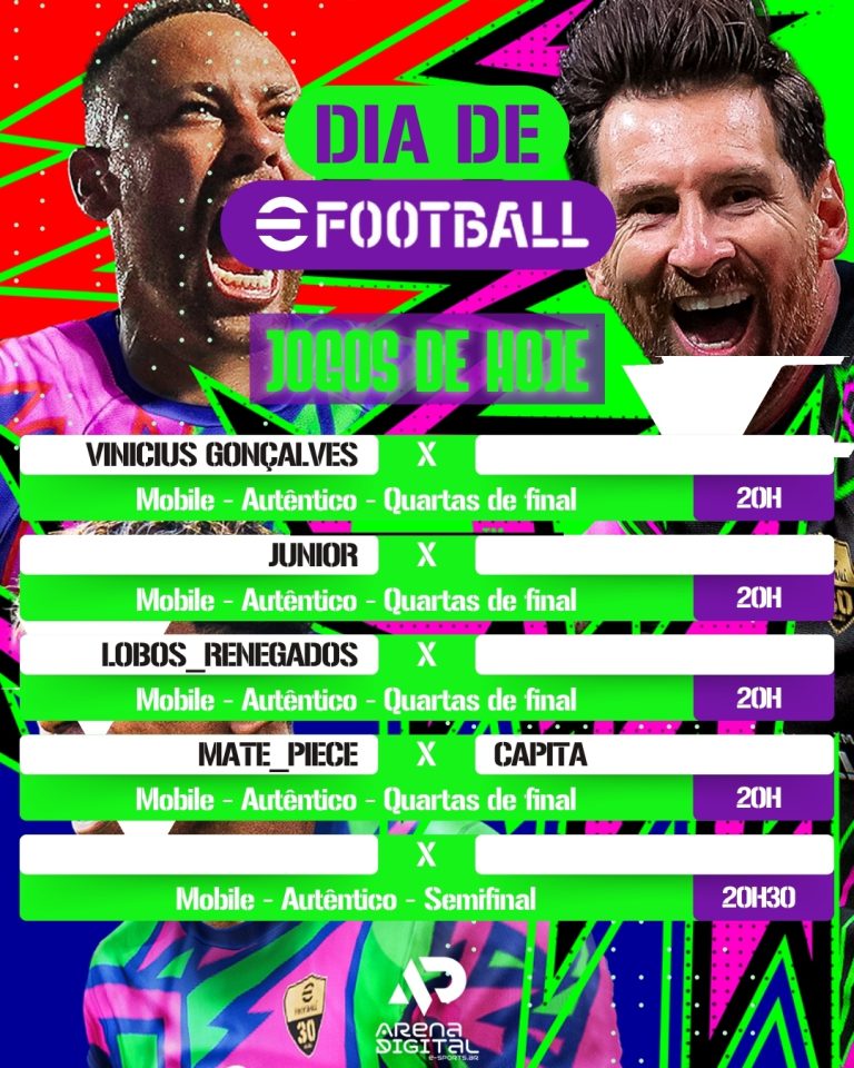 A TELA DO CELULAR VAI PEGAR FOGO! OS JOGOS DECISIVOS DO DIA DE EFOOTBALL MOBILE COMEÇAM HOJE!