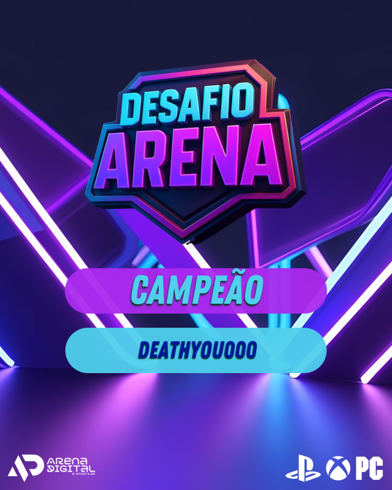 ELE É O DONO DO JOGO RÁPIDO! @DIASSILVA_13 É O NOVO REI DO DESAFIO ARENA!