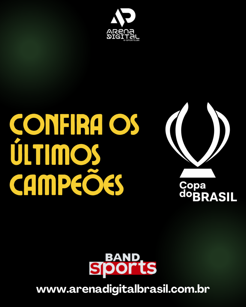 A GALERIA DOS IMORTAIS: CONHEÇA OS CAMPEÕES DA NOSSA COPA DO BRASIL DE FUTEBOL VIRTUAL!
