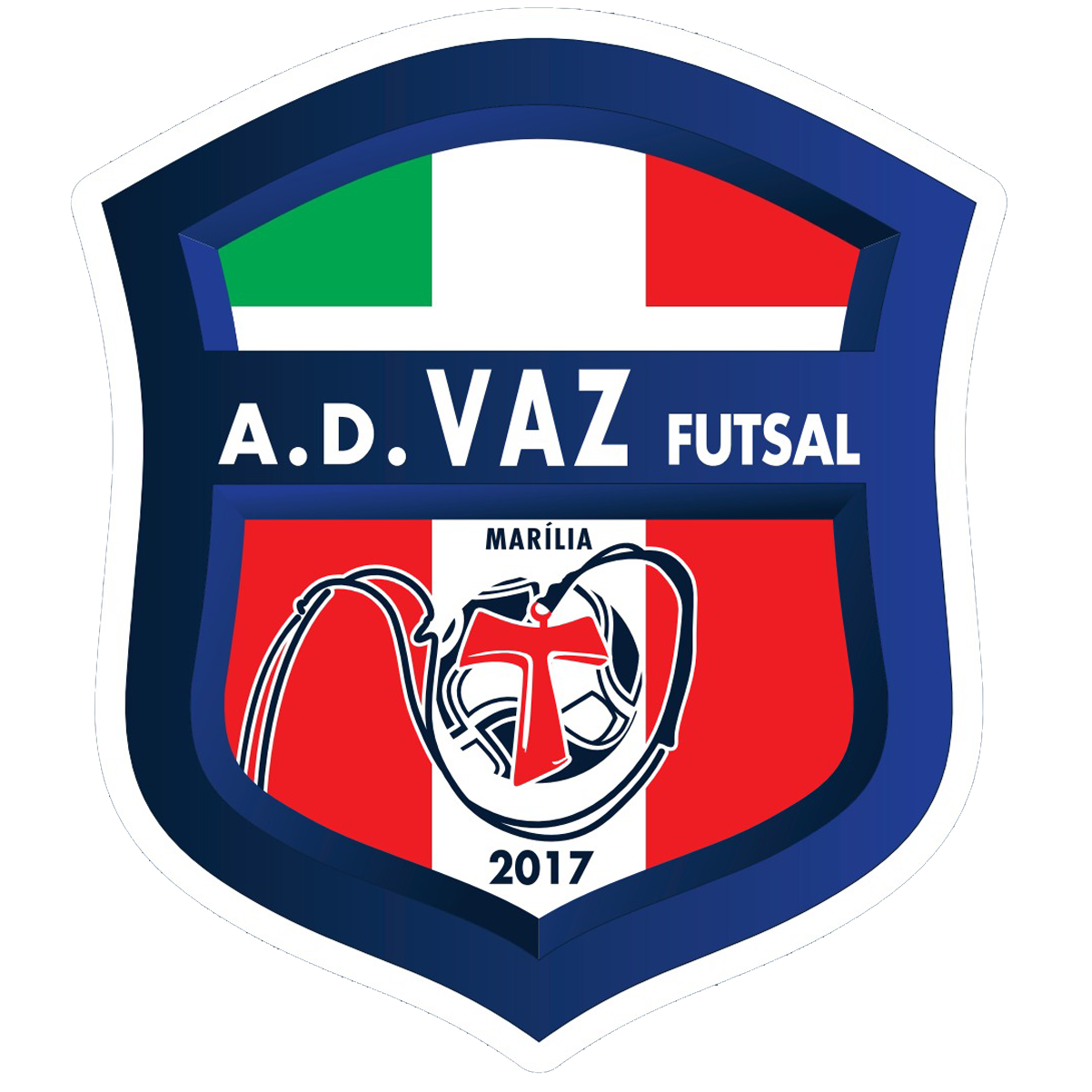 Escudo A.D Vaz Futsal Marília