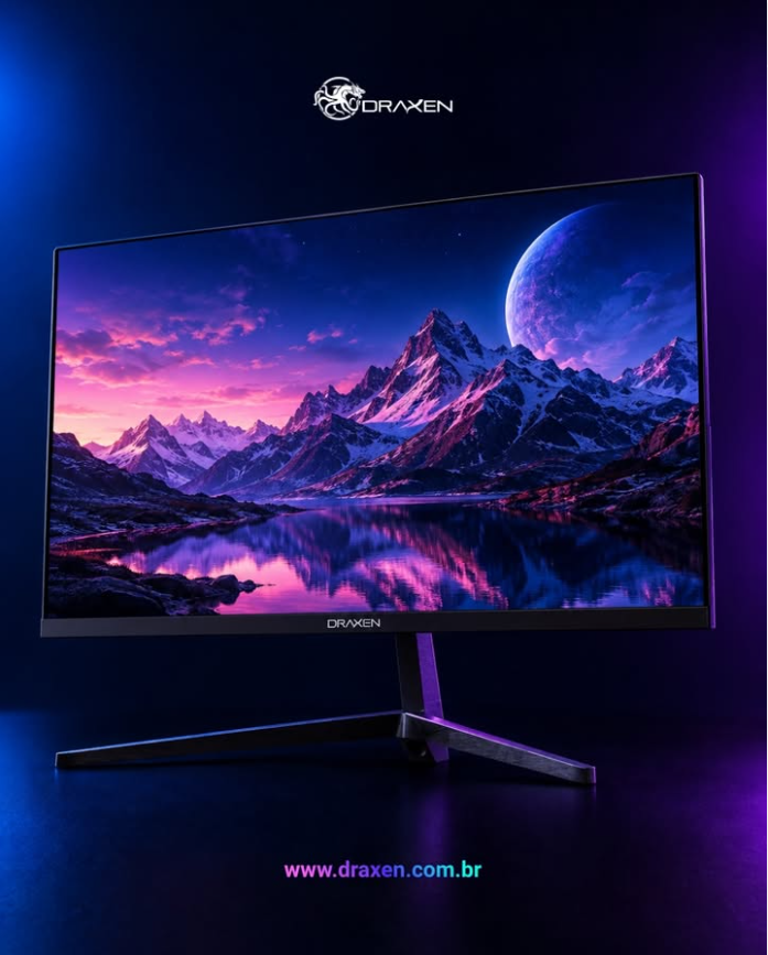 Tem uma hora em que você esquece que está olhando para uma tela: os monitores Draxen e a imersão que seu setup merece