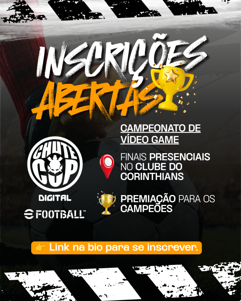 Chute Cup Digital: a bola vai rolar no videogame e só os alunos do Chute Inicial Corinthians têm acesso a essa disputa