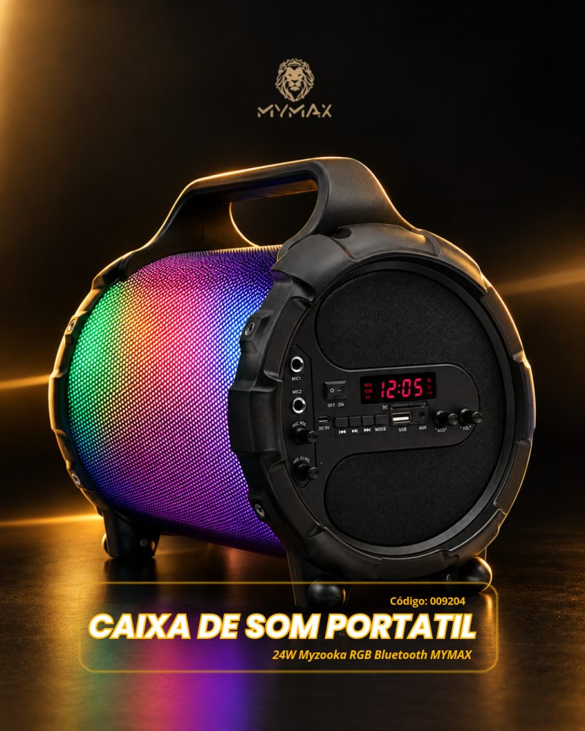 Tem músicas que mudam tudo: a caixa de som Bluetooth MyMax e a trilha sonora perfeita para o seu estilo de vida